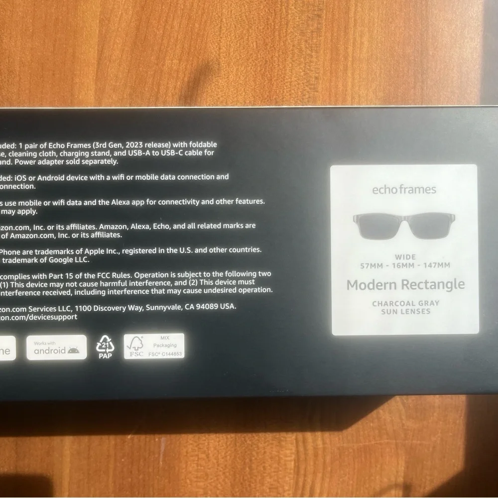 Amazon Echo Frames Black